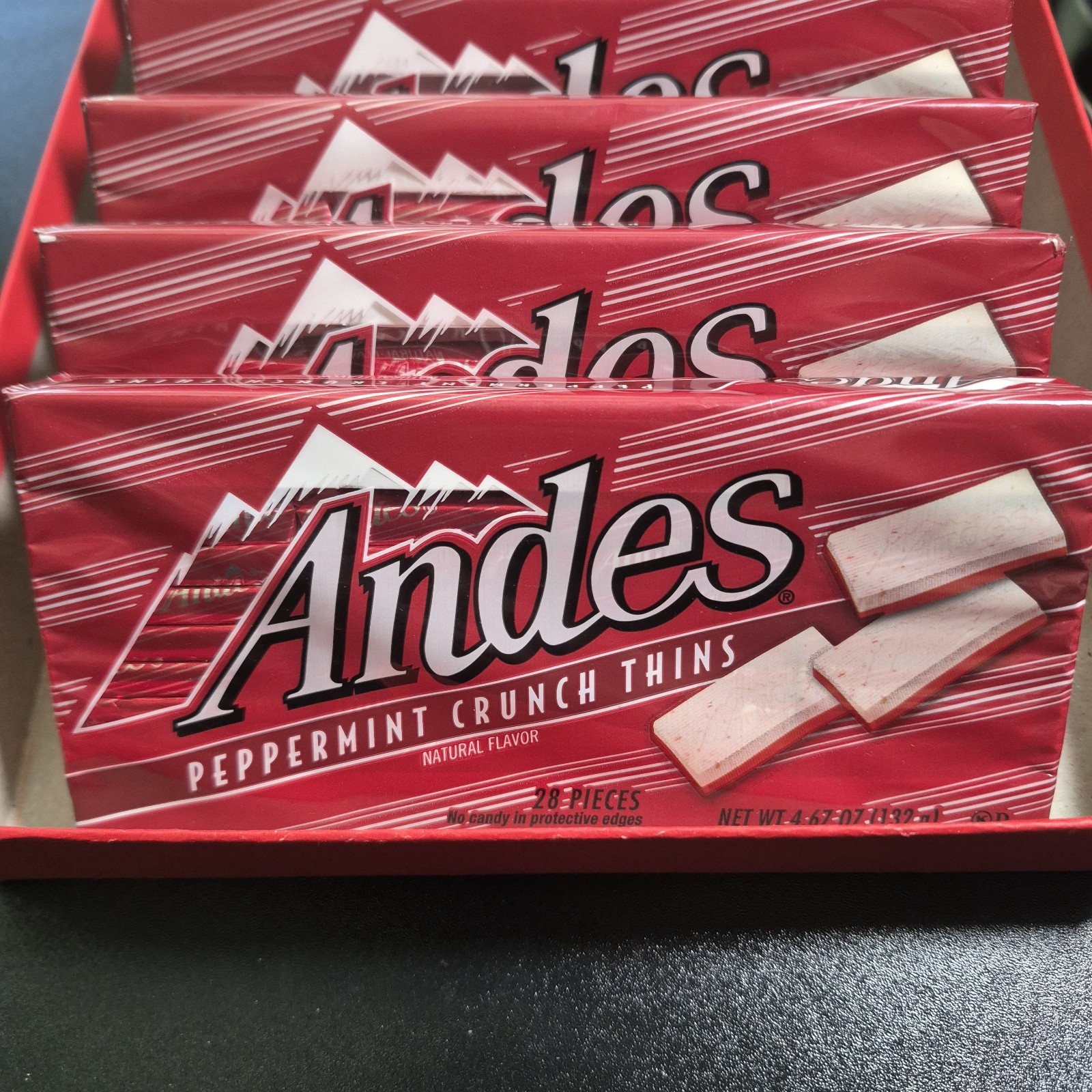 10 Andes Peppermint Crunch Thins Candy Boxes 4.67 oz Each, 280 Pieces gallery