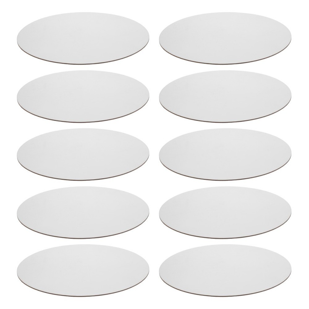 10 Pcs Round Base Plate Thick Cake Boards Circular Plates Decorative