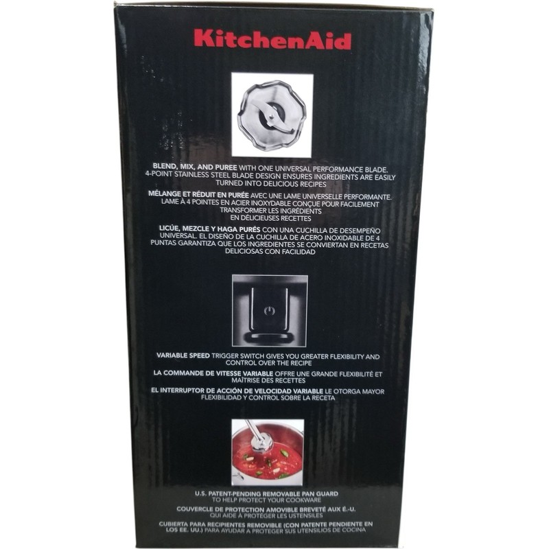 KitchenAid Corded Variable-Speed Hand Blender with Accessories, 6-Piece Set gallery