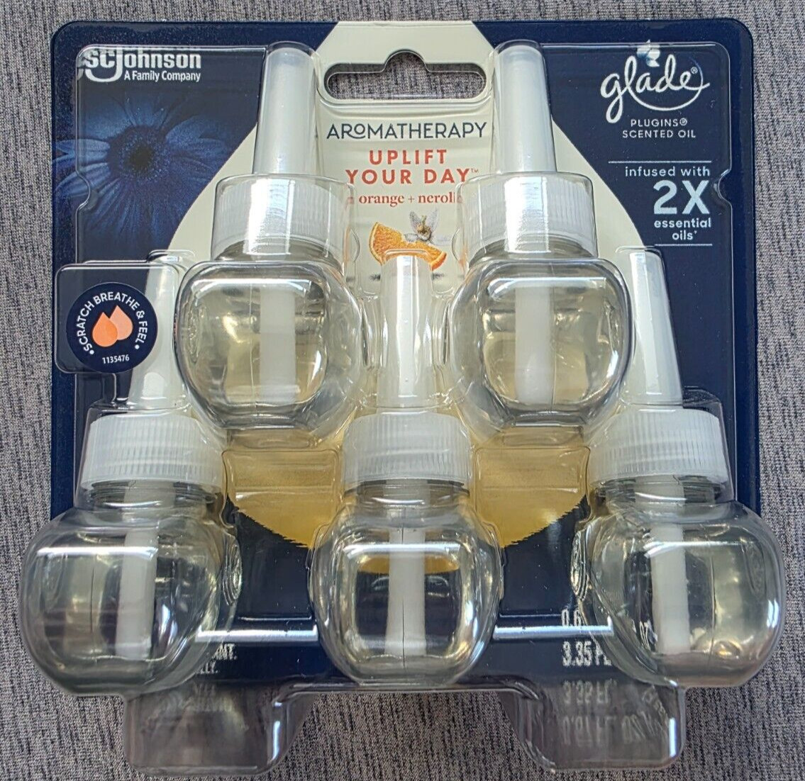 Glade Aromatherapy Oil Refills, Uplift Your Day ( Orange + Neroli), 2 Packs of 5 gallery
