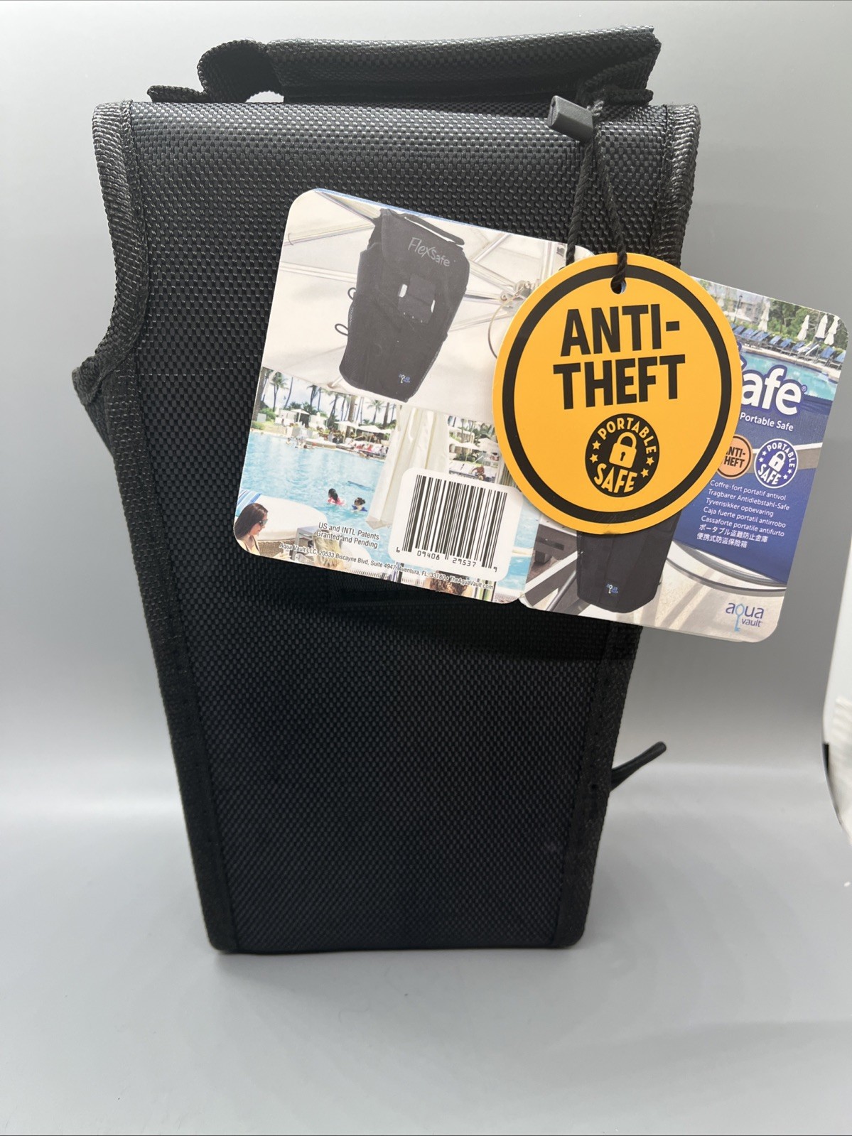 Aqua Vault Flexsafe Anti-Theft Portable Safe RFID Water Splash Resistant - NEW gallery