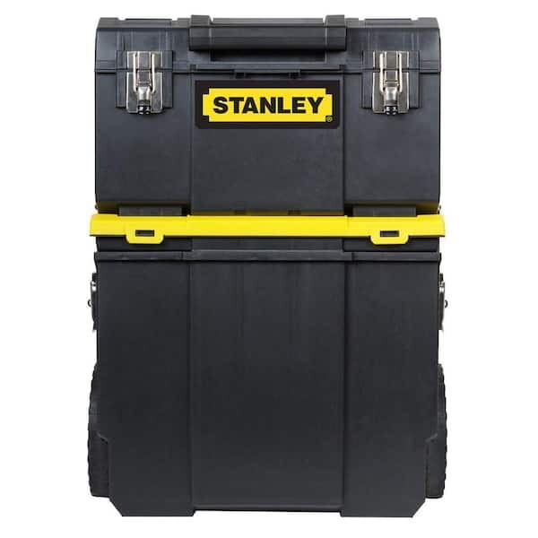 New stanley 3-in-1 rolling tool box organizer portable workshop cart storage Bin gallery