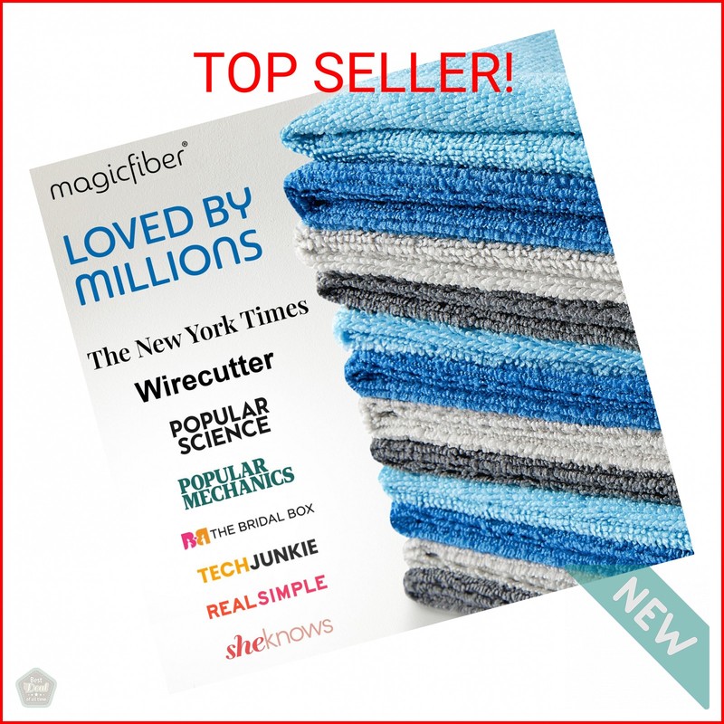 MagicFiber Microfiber Cleaning Cloth - Higher Quality, Larger Size - Micro Fiber gallery