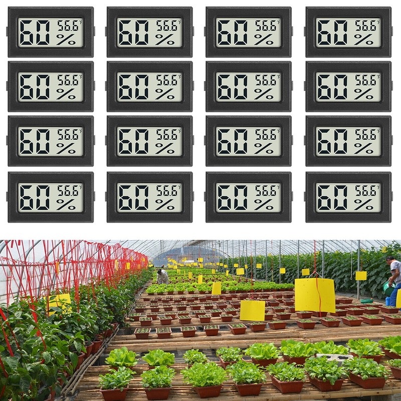 1-100PCS Mini Electronic Temperature Humidity Meters Gauge Indoor For Greenhouse gallery