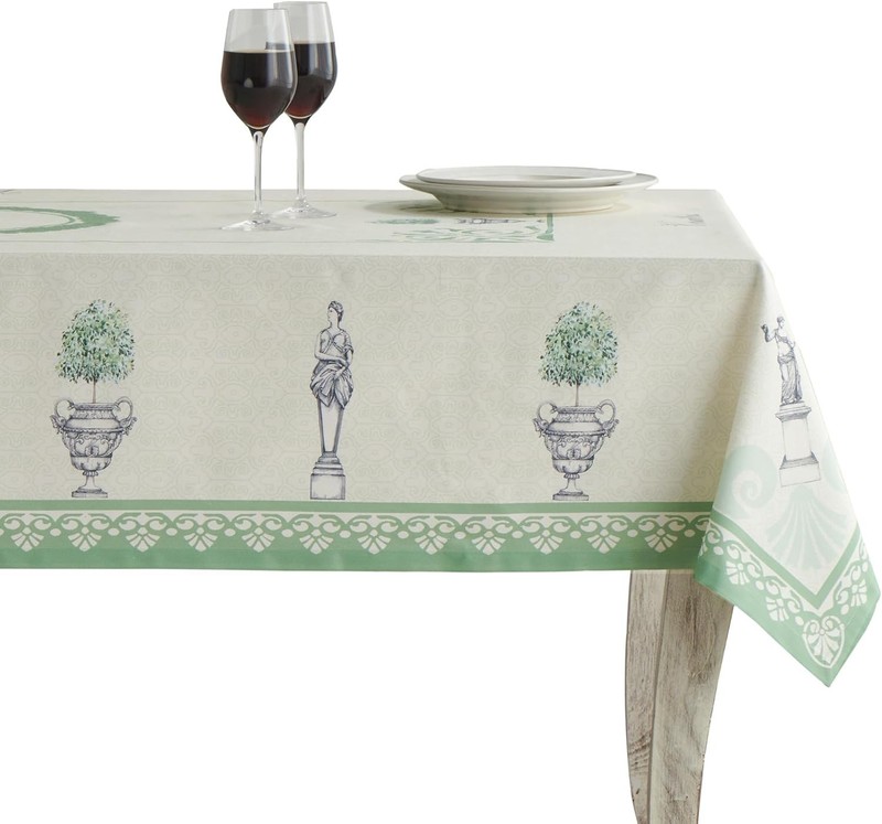 Elegant 100% Cotton Rectangular Tablecloth 60 x 90 Inches - Perfect for Dining gallery