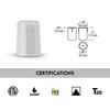 Tech Lighting LED Bi-Pin Module 3000K 550lm Dimmable GY 6.35 Short gallery