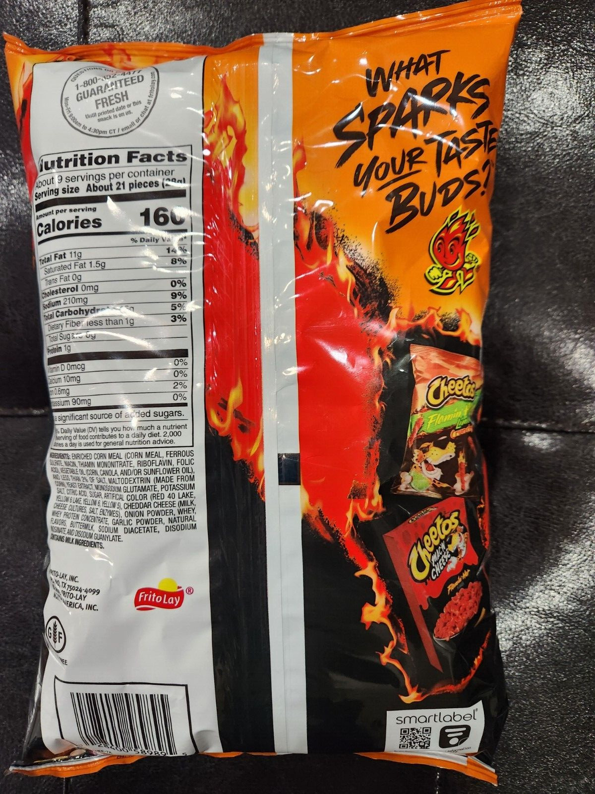 NEW LOOK, SAME TASTE CHEETOS FLAMIN'HOT FLAVORED CRUNCHY 03/2025 NET 8.5 OZ USA gallery