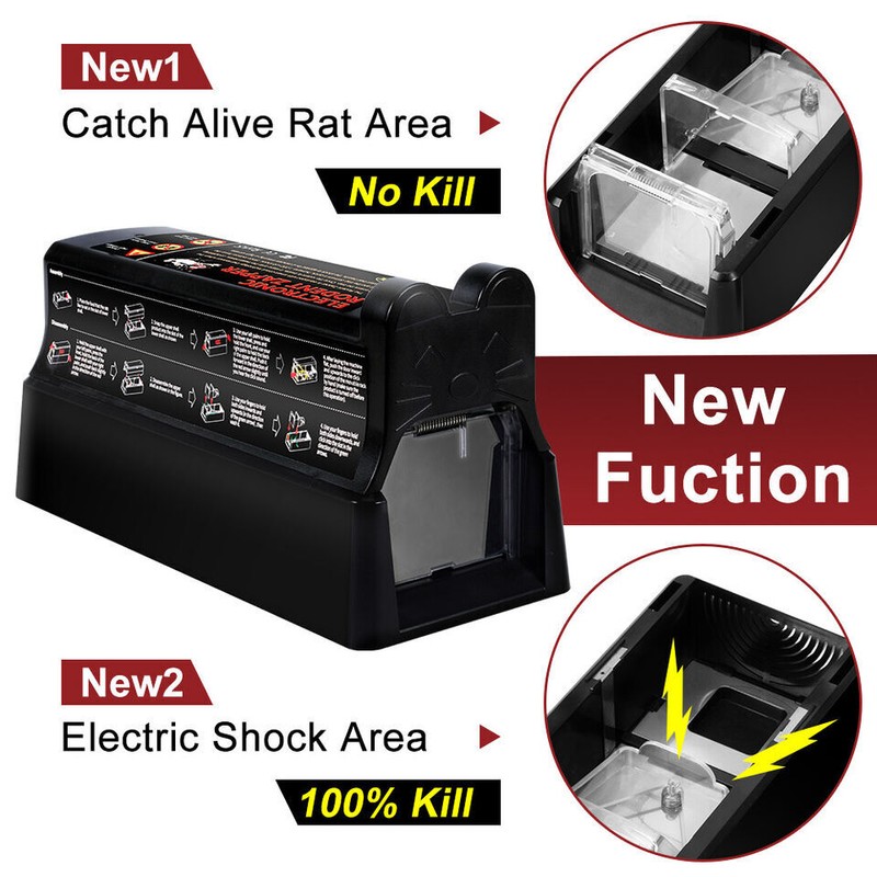 US Electronic Mouse Trap Victor Control Rat Killer Pest Electric Rodent Zapper gallery