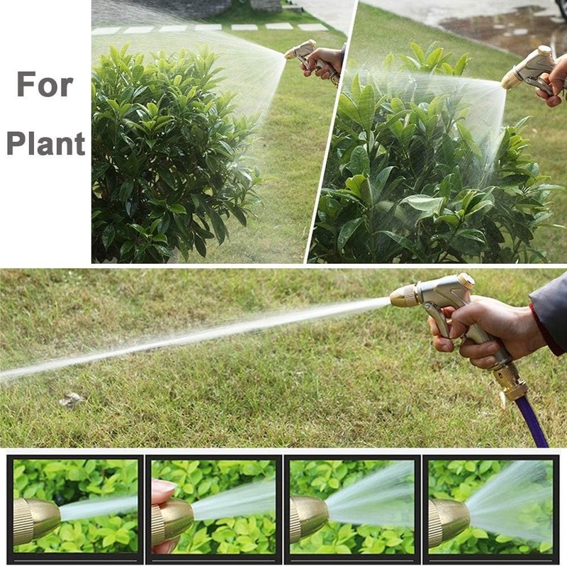 4 Adjustable Spray Patterns Metal Hose Nozzle - 100% Satisfaction Guaranteed gallery