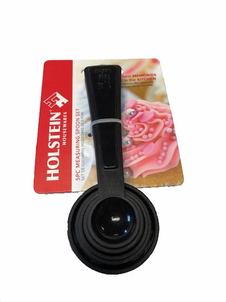 5pc Baking Cooking Kitchen Measuring Spoons Set 1/4, 1/2, & 1 Tsp, 1/2 & 1 Tbsp gallery