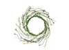 Happy Spring Pip Berry Candle Ring 3.5" -Pastel Easter Wreath Pink Purple Green gallery