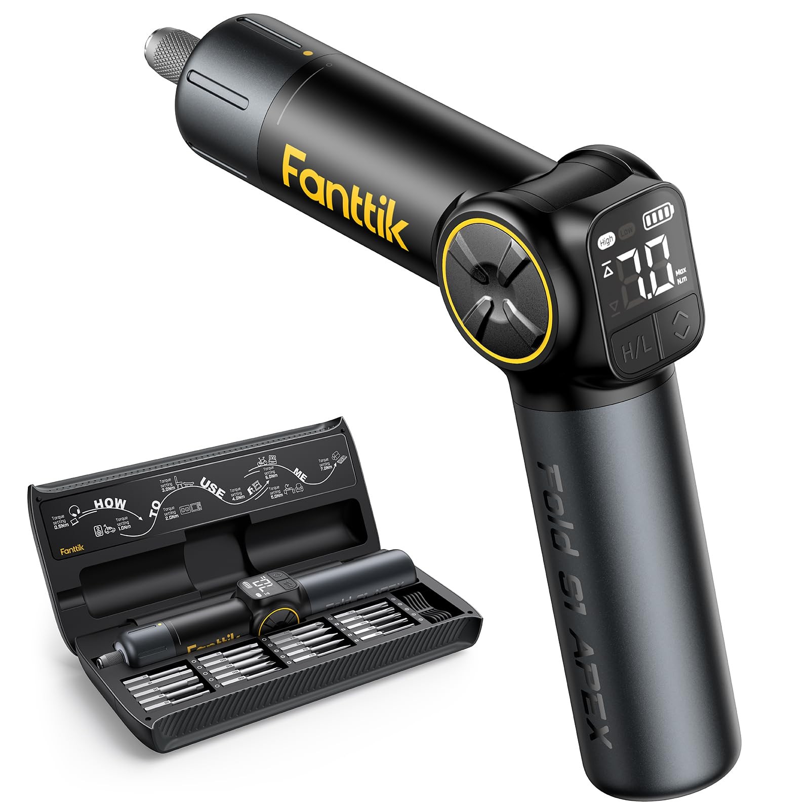 Fanttik S1 APEX Electric Screwdriver, Pivot Handle Screwdriver, Max 7N.m High gallery