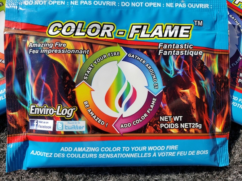 4 PACK Enviro Log Color Flame Fire Magical Colored Colorful Flames Color Changes gallery