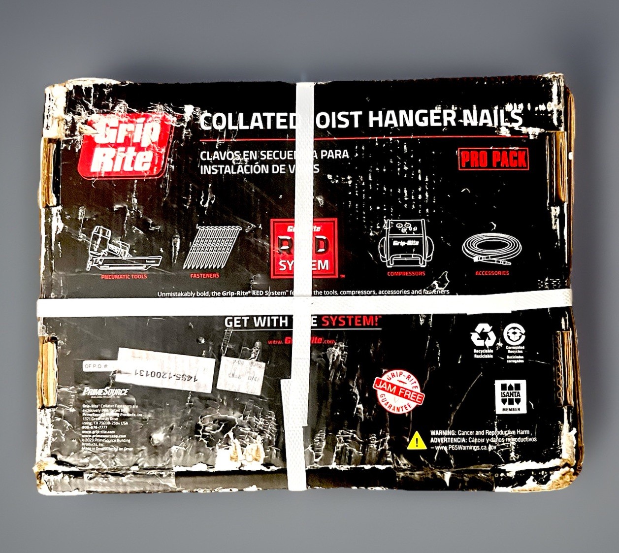 Grip Rite 3000pc 1-1/2" .148" Collated Joist Hanger Nails Paper Tape GRJH4DCHG gallery