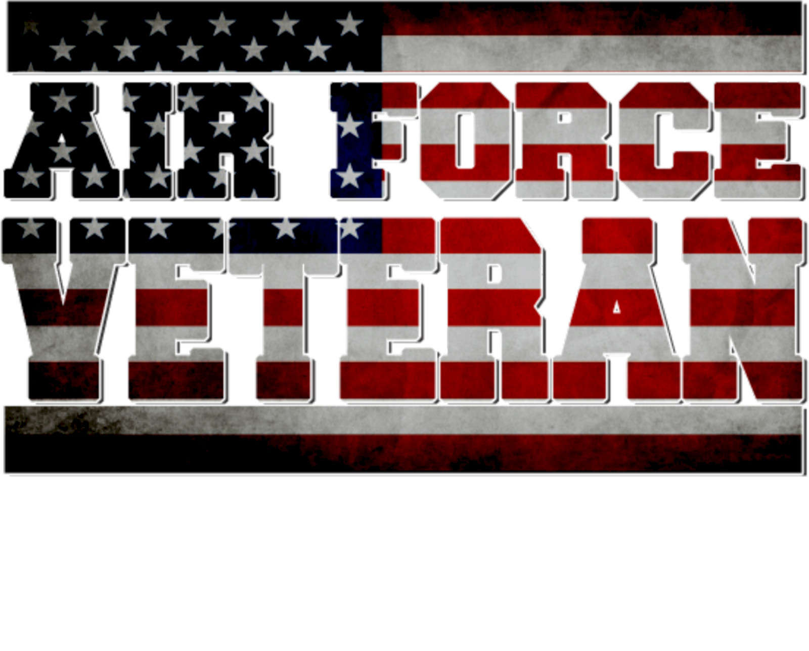 AIR FORCE VETERAN Sublimation Print Ready to Press, Heat Transfer PICK YOUR SIZE gallery