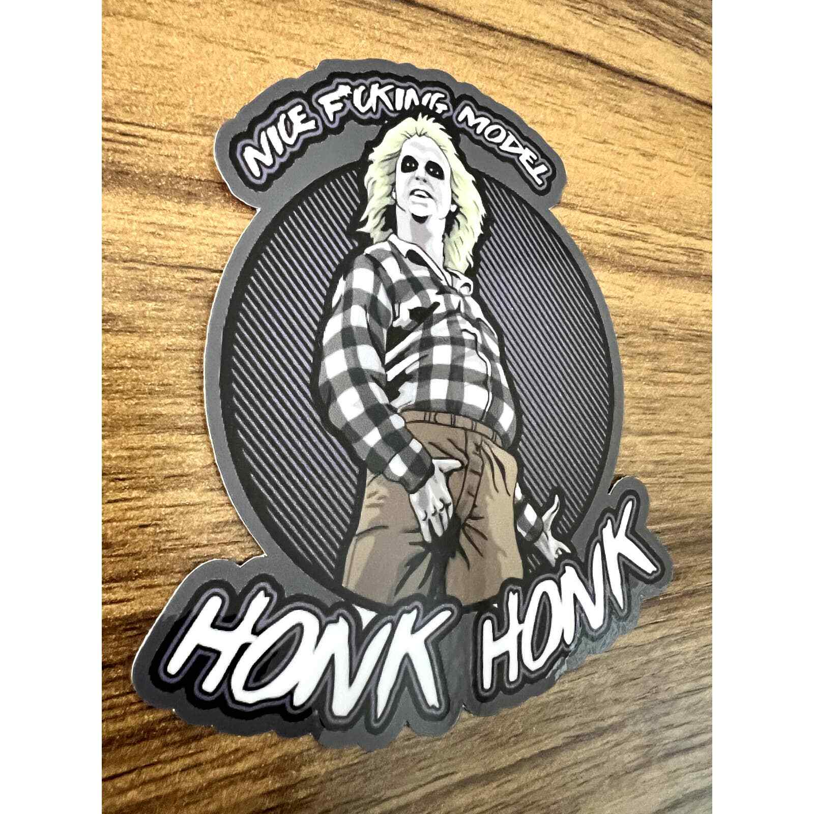 Beetlejuice | Honk | Ghosts | Tim Burton | Vinyl Sticker | Laptop Sticker | 4" gallery