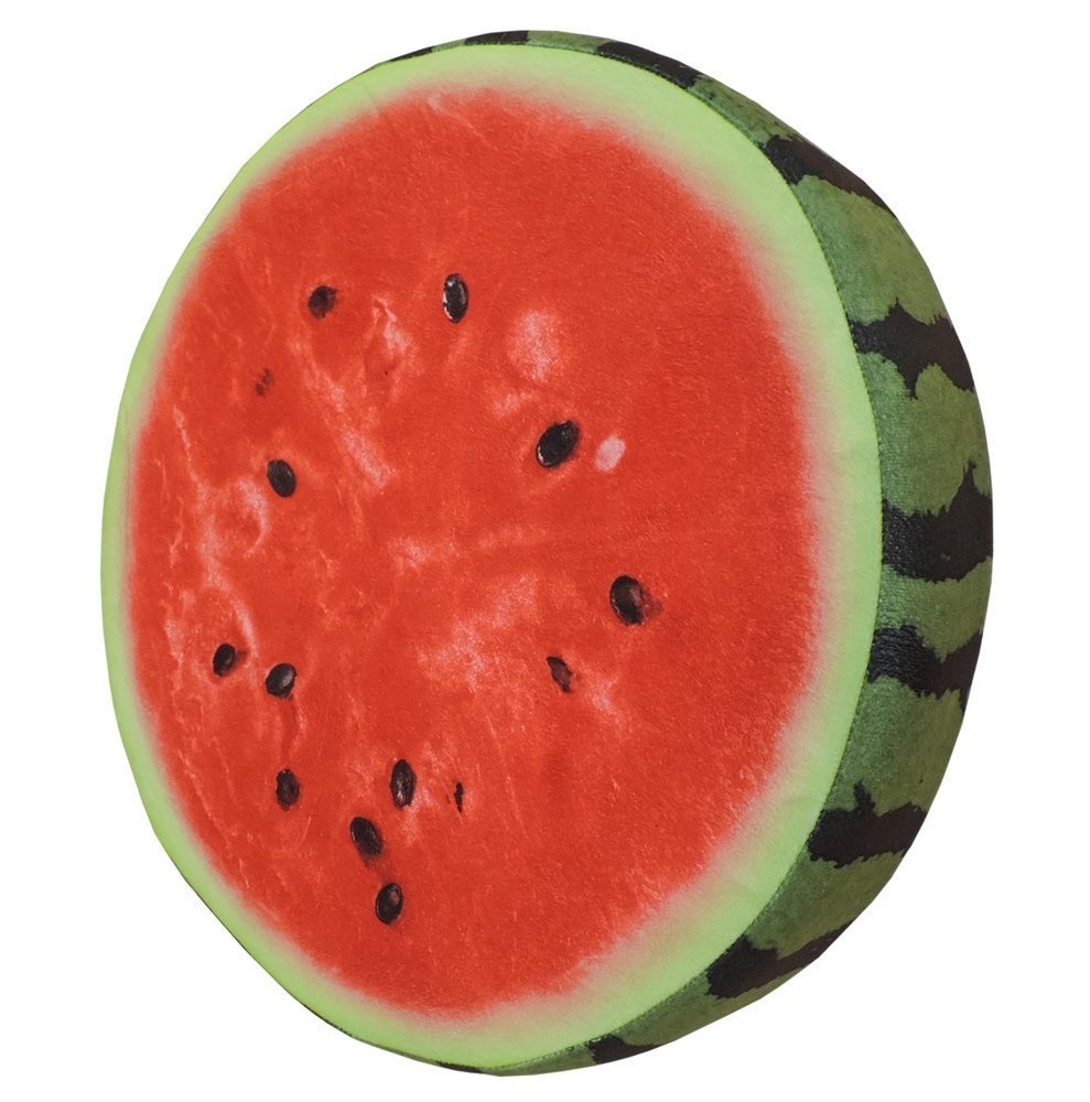 Watermelon Pillow Slice Realistic Soft Velvet Foam Seat Cover Classroom