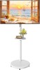 Height Adjustable Rolling TV Stand 13-43 Inch TV up to 33 Pounds Portrait to gallery