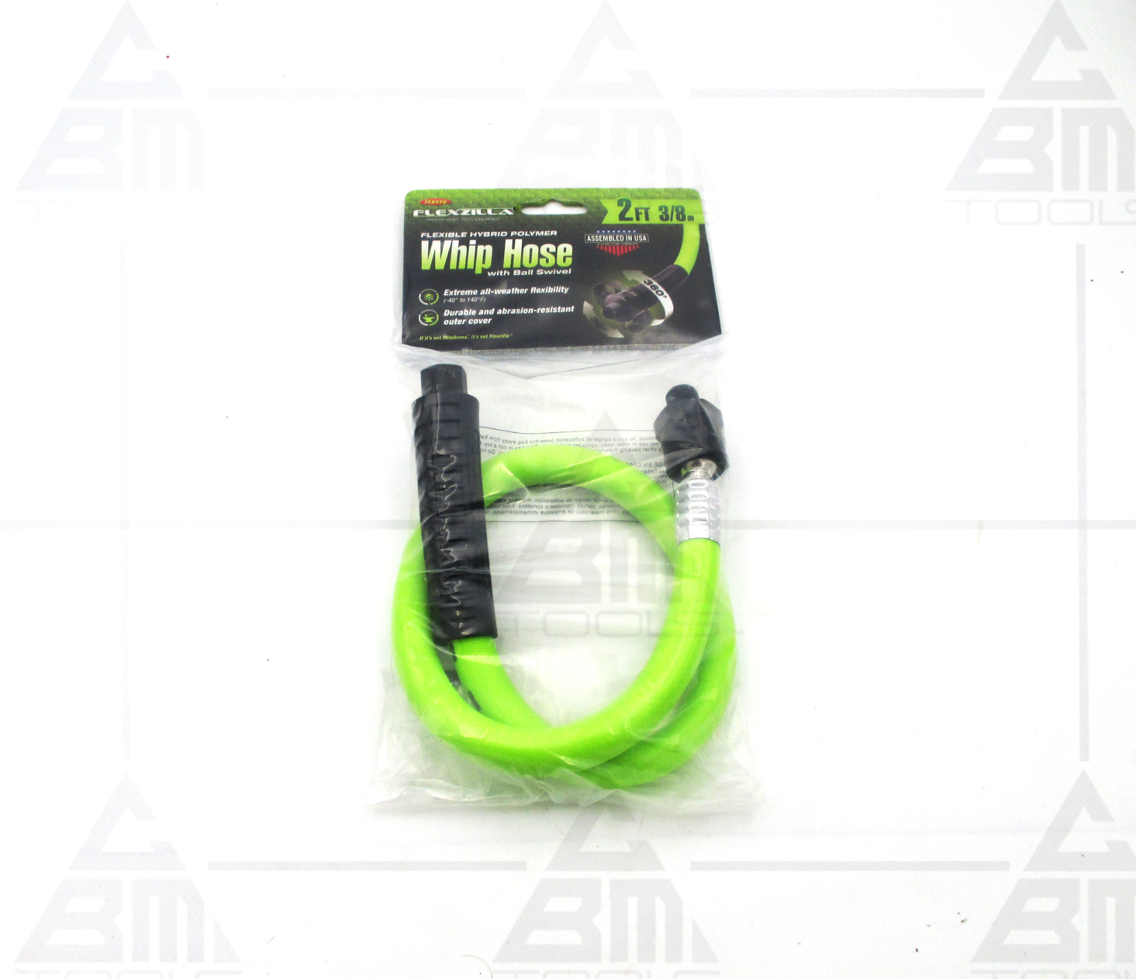Flexzilla HFZ3802YW2B 3/8" x 2' Whip Hose with Ball Swivel, 1/4" NPT gallery
