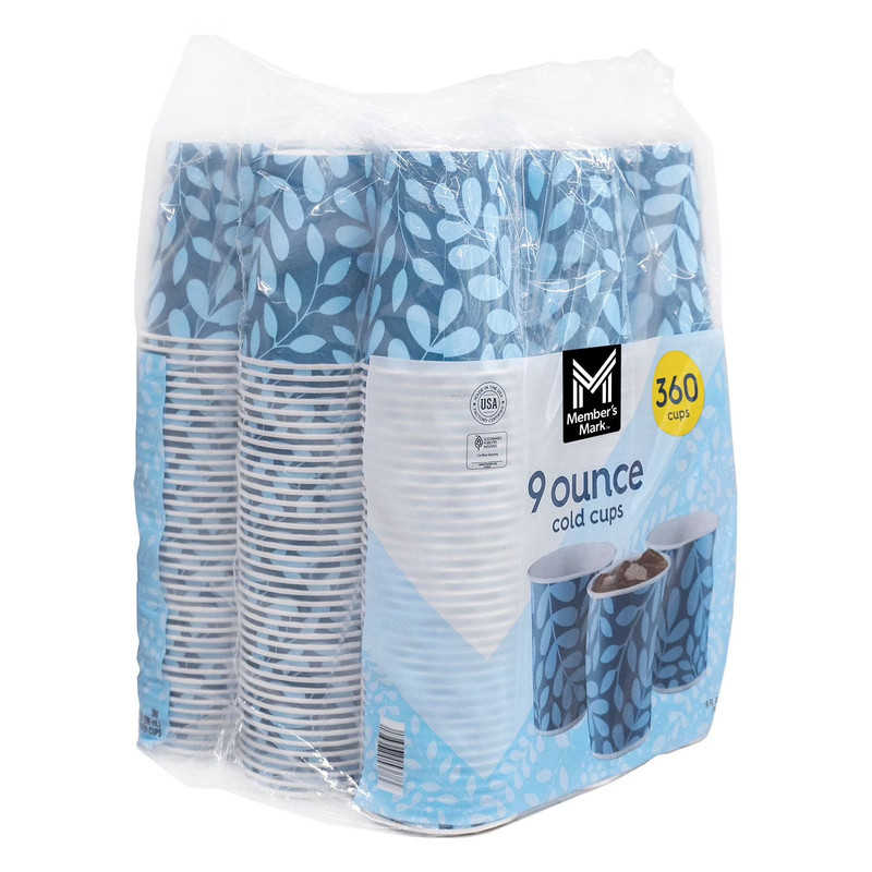 Member's Mark Printed Paper Bath Cold Cup (9 oz., 360 ct.) gallery