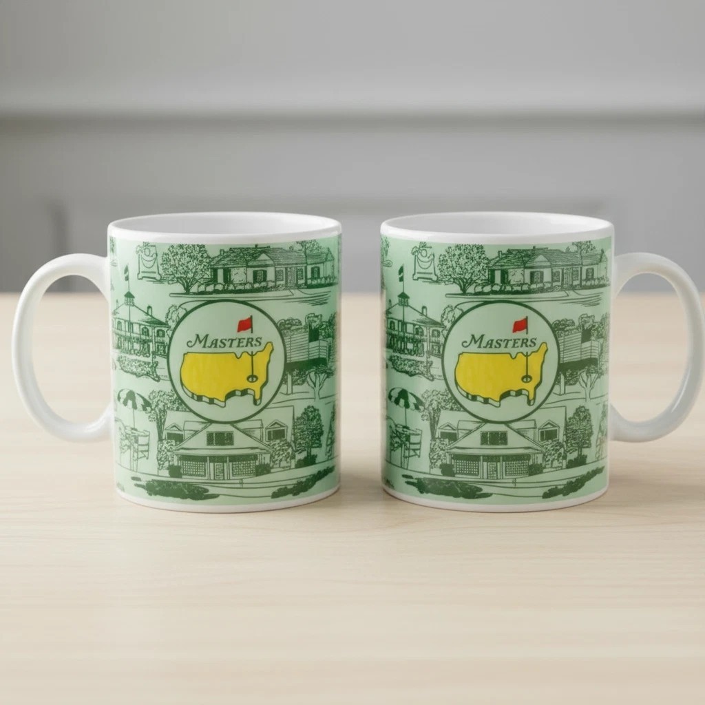Masters 2026 Coffee Cup Mug Green Pattern gallery