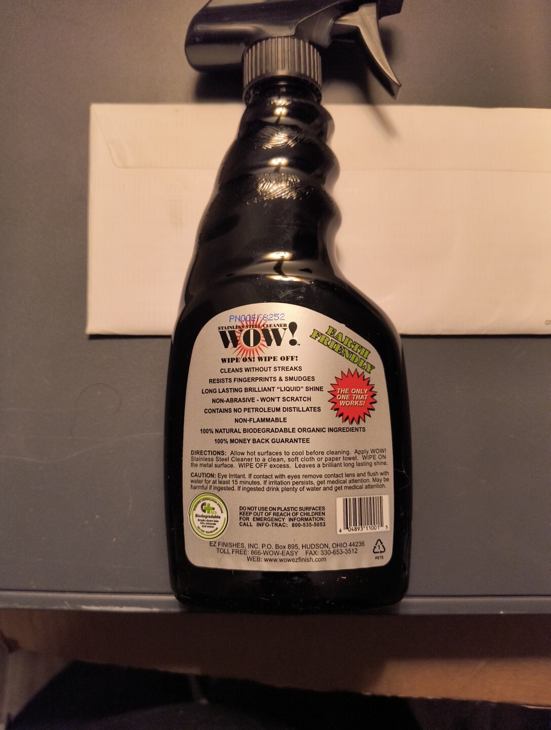 WOW Stainless Steel Polish 16 oz Spray Bottle | 2 Pack gallery