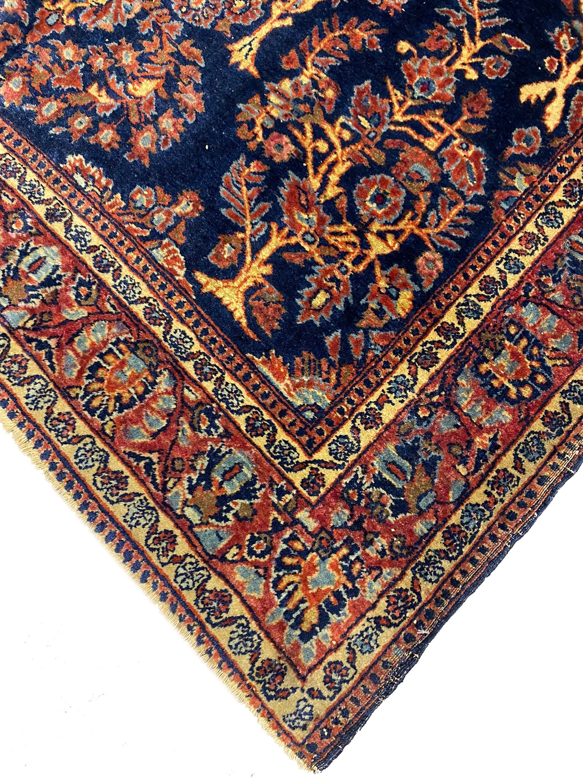 1930's 4' x 7' Authentic Antique Perrsian Sarouuk Rug TREE of LIFE # F-6548 gallery