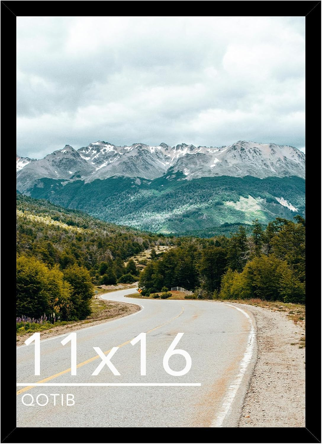 11 X 16 Picture Frame Black For Wall Hanging Wood 11 X 16 Frame Photo Frame New gallery