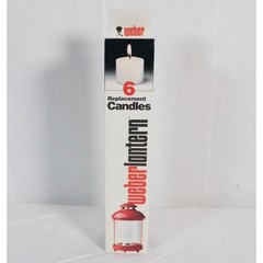 Weber Lantern Replacement Candles 6-Pack Unused Camping Outdoor Lighting
