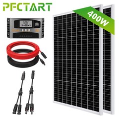 400W Solar Panel Kit High-Efficiency Charger Battery Off Grid Caravan RV Home US