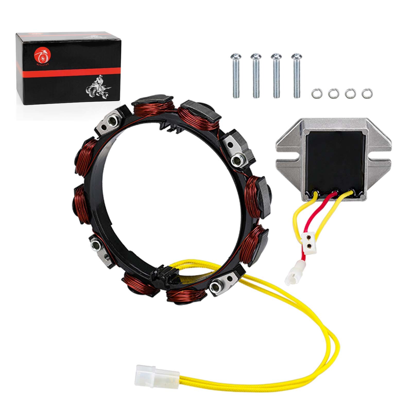 Alternator Stator Coil 2Pin w/Regulator For Briggs & Stratton Engines 10-16 Amp gallery