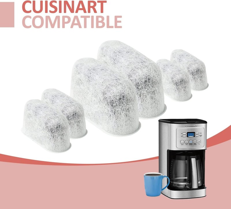 12 Pack Replacement Charcoal Water Filters for All Cuisinart Coffee Machines - C gallery