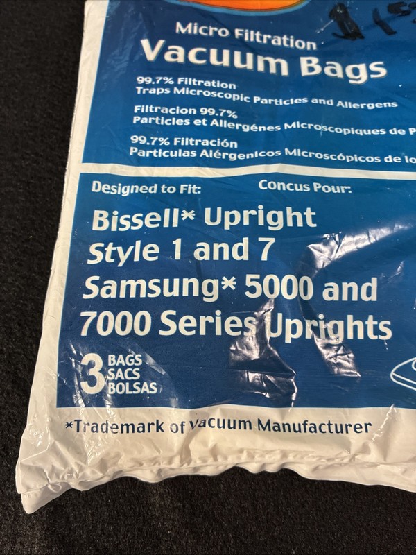 5 FRESH SOLUTIONS ENVIROCARE Micro Allergen Bissel Styles 1-4 & 7 Vacuum Bags gallery