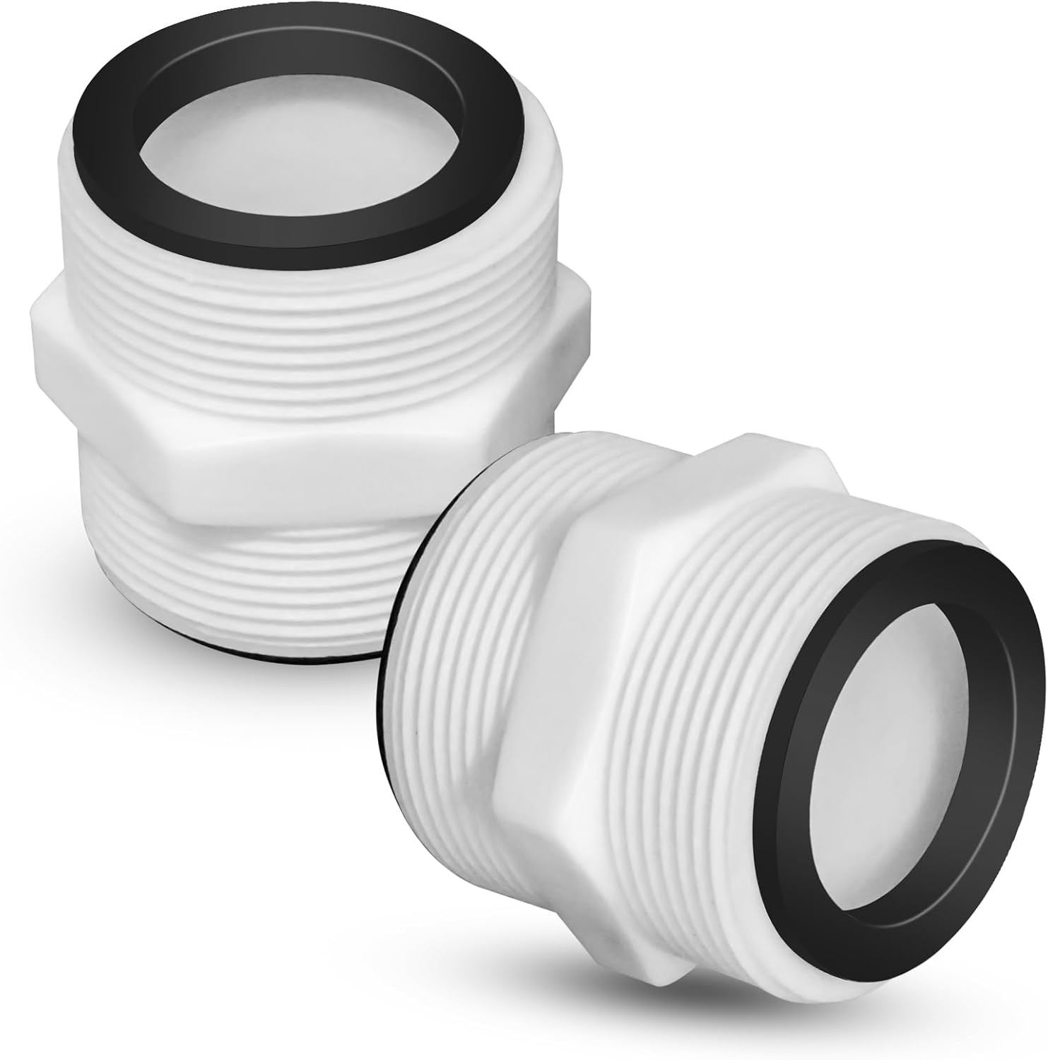 2Pcs 1.5’To 1.5’ Pool Hose Adapter, Pool Hose Connector Coupling above Ground Po gallery