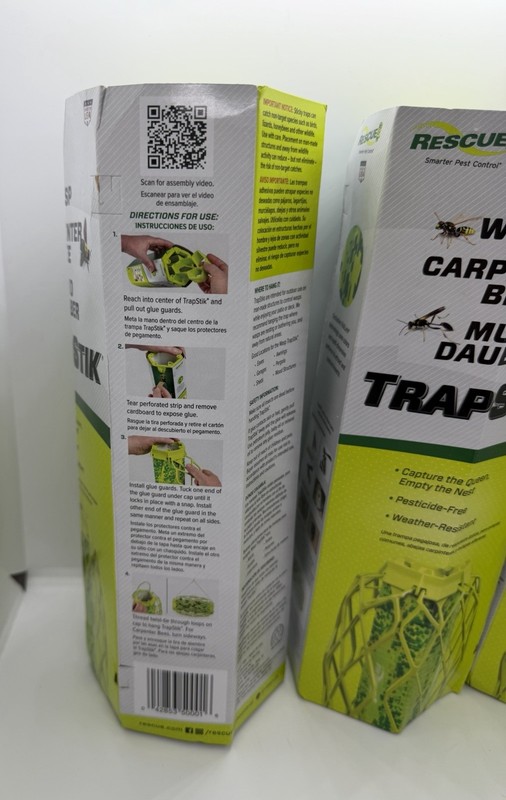 Pest Control Sticky Trap Carpenter Bees & Wasps Elimination Pack Of 3 gallery