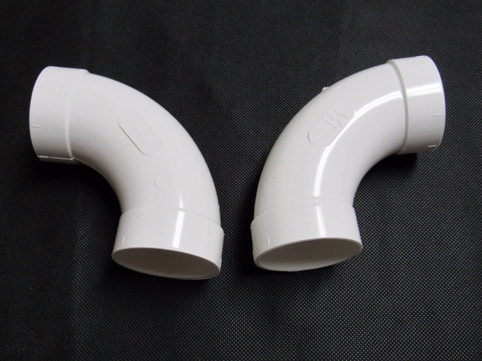 (2) 90 Sweep 2" Central Vacuum PVC Rough-in Fitting gallery