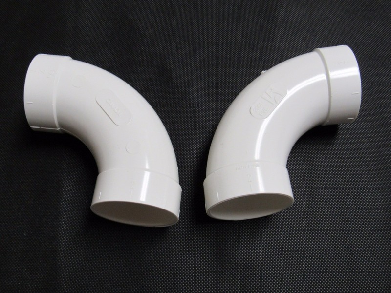 (2) 90 Sweep 2" Central Vacuum PVC Rough-in Fitting gallery