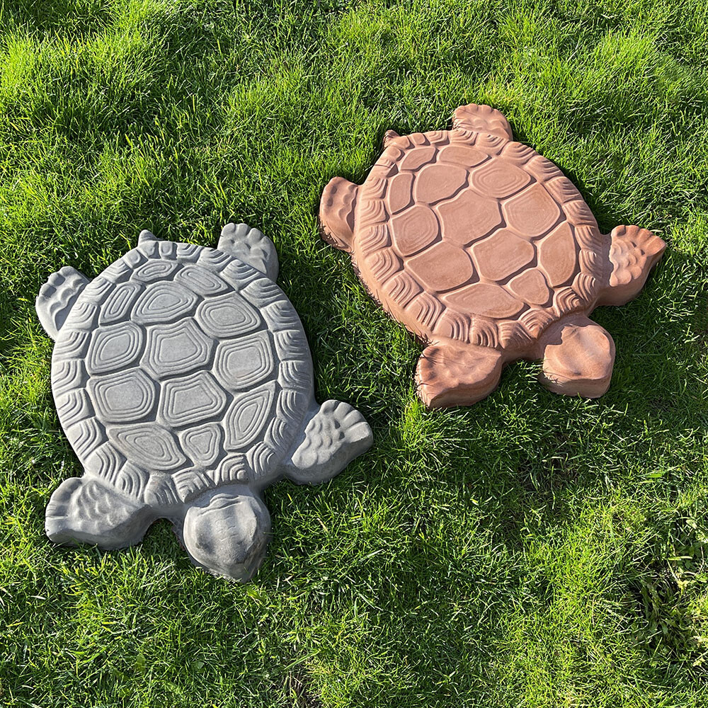 AUTUMN Turtle Concrete Cement DIY Walkway Stepping Stone Mold, Statue for Garden gallery