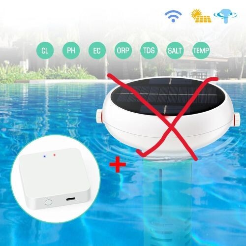 Multi-Mode Gateway for YIERYI WiFi Chlorine Meter Solar Floating CL PH EC TDS OR gallery