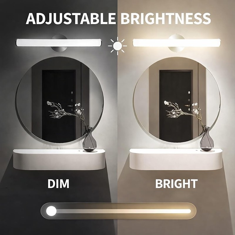 24 Inch LED Bathroom Vanity Light 16W 1600LM Natural White 4000K Sconce gallery