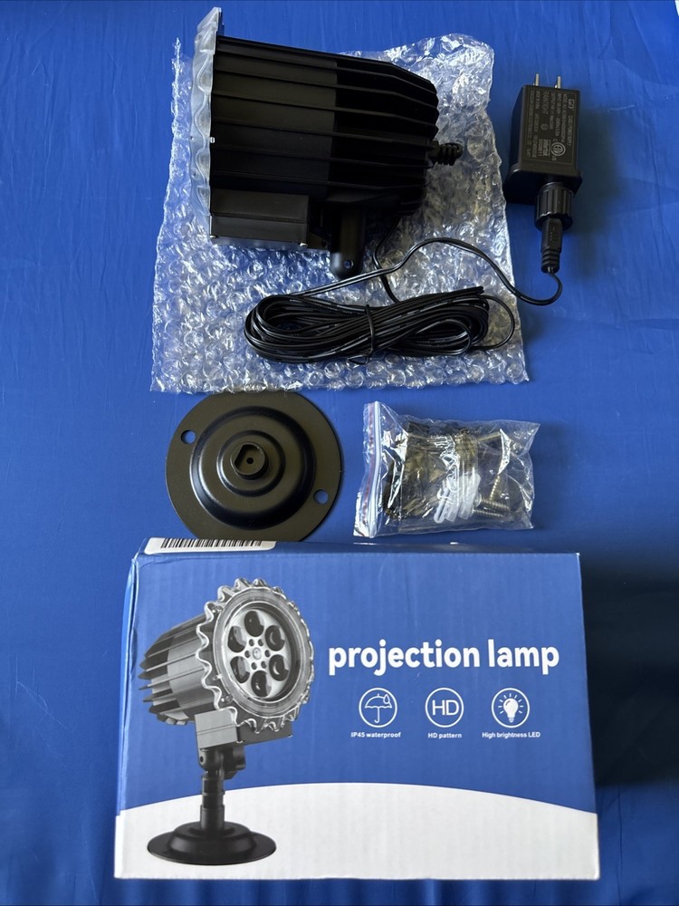 Projection Lamp IP45 Waterproof, New In Box, Tested (Xmas)