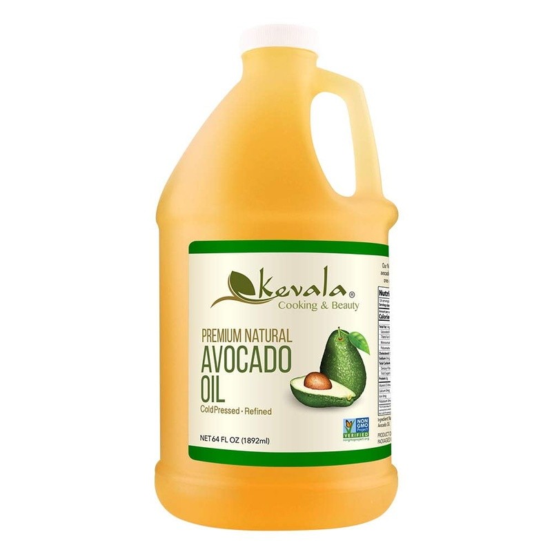 Natural Cold Pressed Avocado Oil Non-GMO Hexane-Free Cooking Oil 64 Fl Oz New gallery