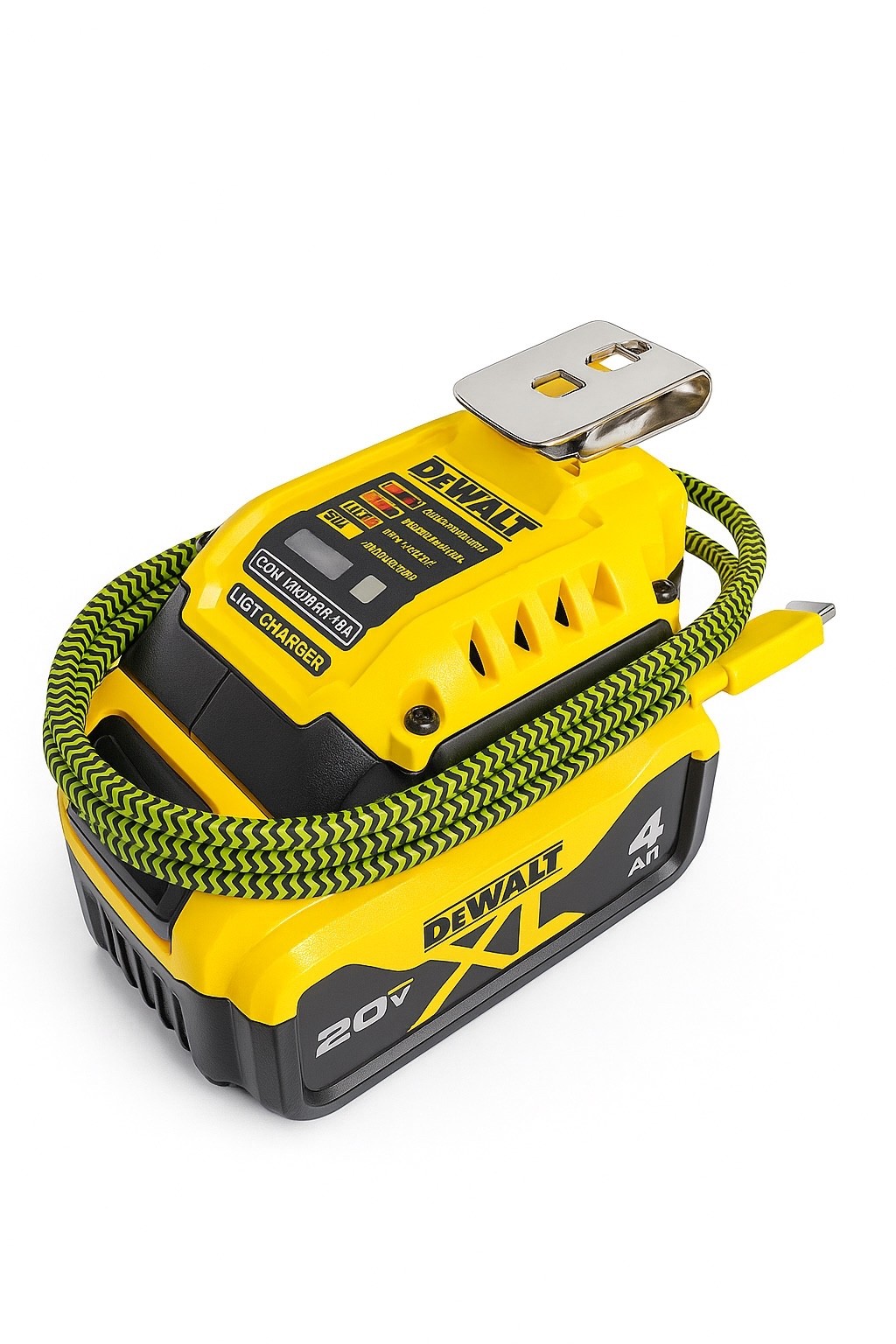 Cable Guides Organizer Wrap Upgrade for Dewalt DCB094k USB-C Charger (2-Pack) gallery