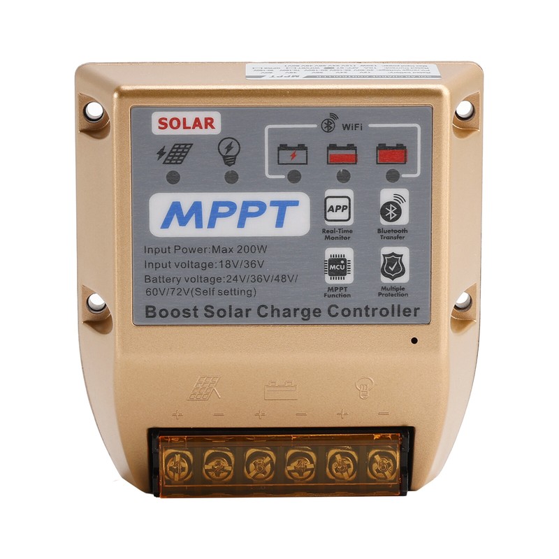 30A Boost MPPT Solar Controller 24-72V Solar Electric Vehicle Charger MobileAPP gallery