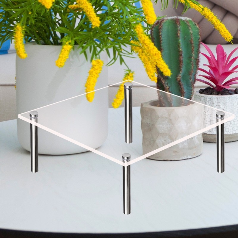 Cake Stand Easy To Clean Square Three-dimensional 1 Pc 15cm/20cm/25.4cm/30cm gallery