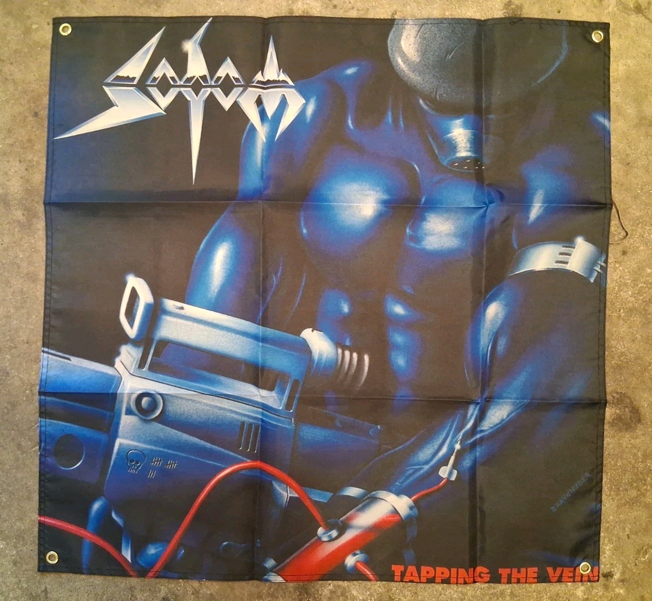 Sodom Tapping the Vein 2x2 Ft Banner Flag Poster gallery