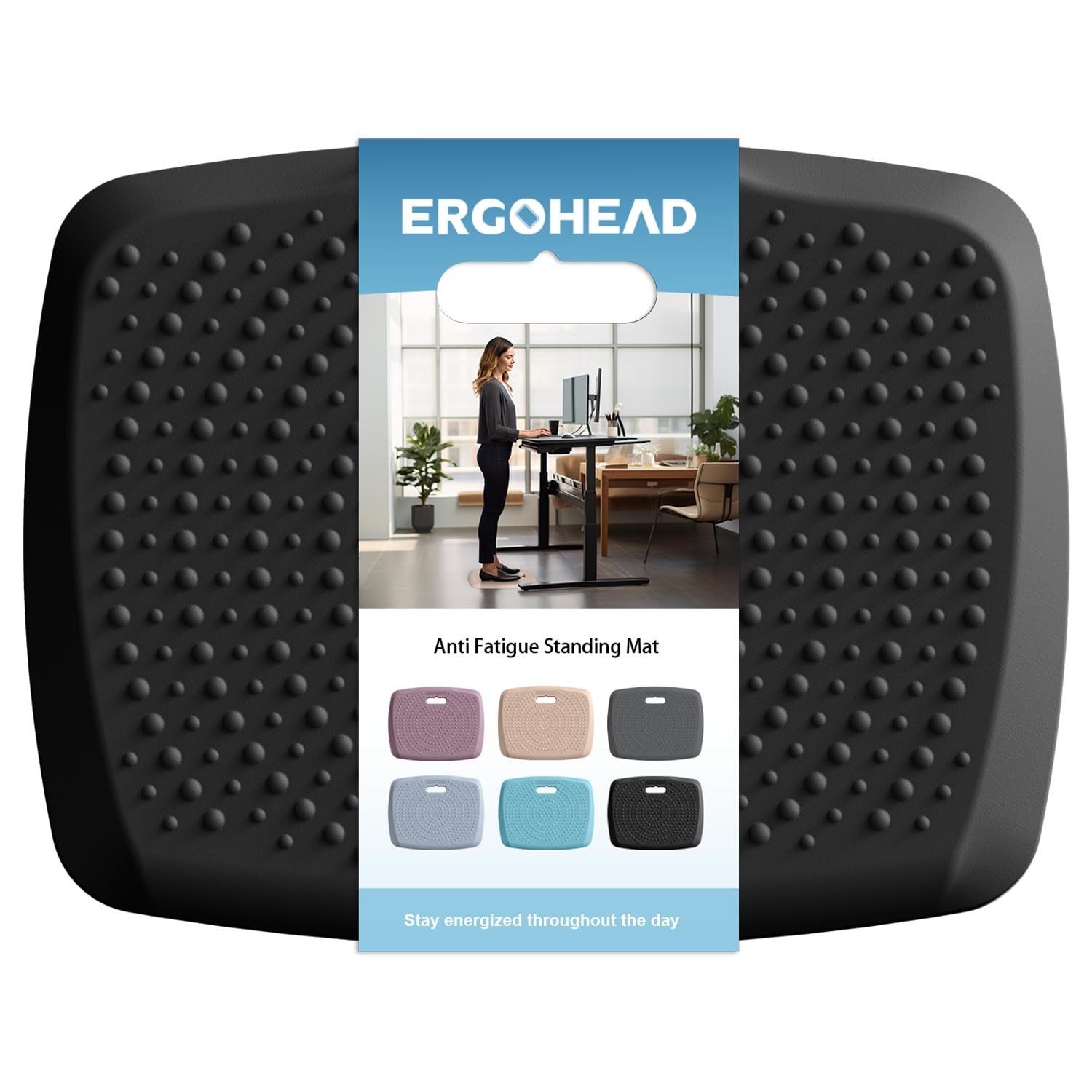 Anti Fatigue Kitchen Floor Mat Comfort Standing Mat, Portable Office Standing De gallery