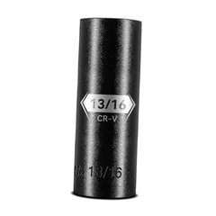 1/2 Inch Drive 6-Point Deep Socket Deep Impact Socket, CR-V Steel 13/16 inch