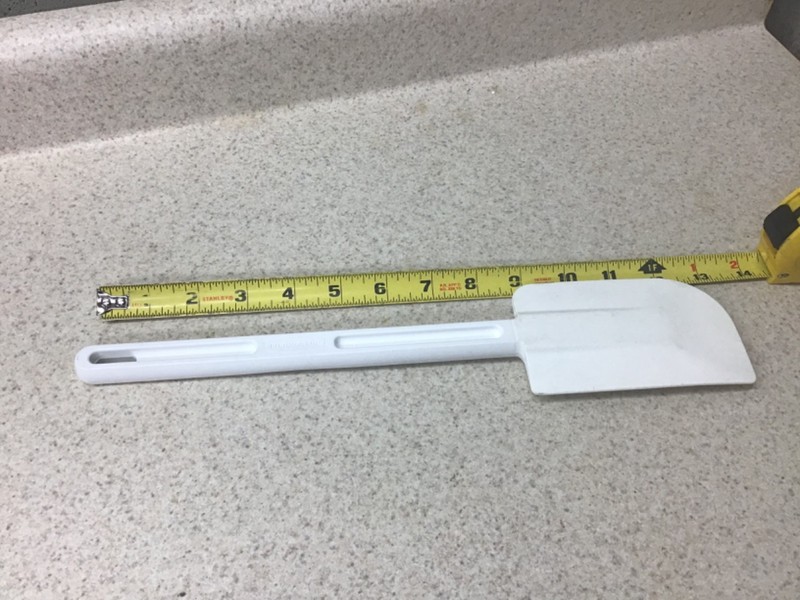 Heavy Duty Rubbermaid Scraper Spatula #1905 1934 White 13” Excellent gallery
