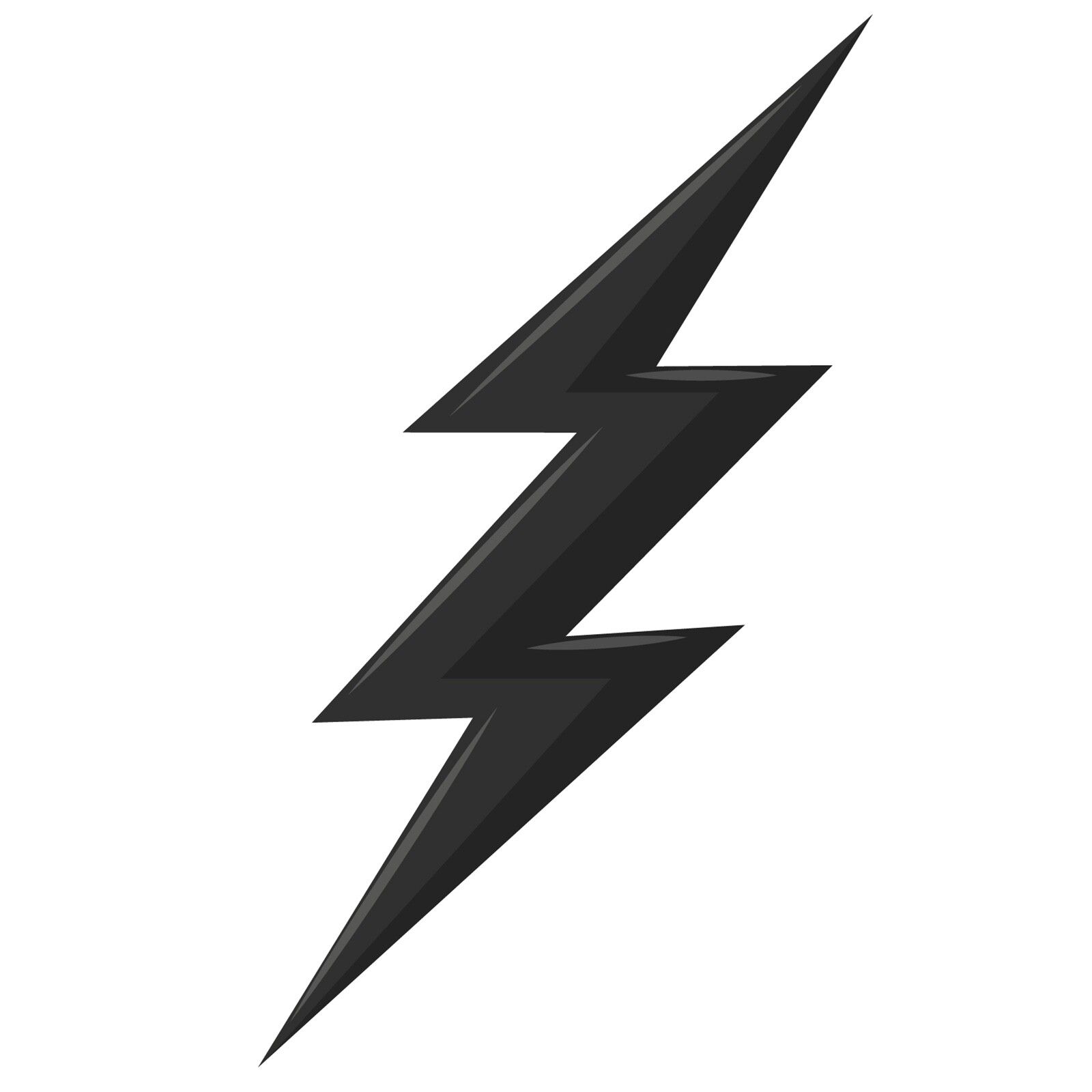 Black Lightning Sticker Thunder Bolts Decal Zig Zag Silhouette Car Window gallery